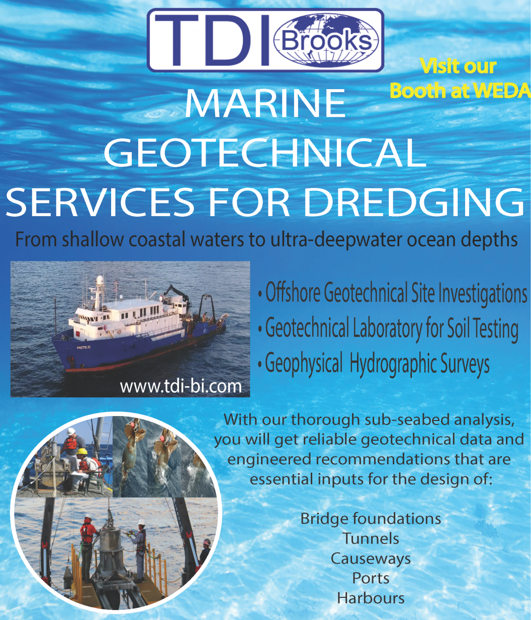 TDIBrooks Exhibiting at WEDA GulfCoast Chapter Dredging Conference